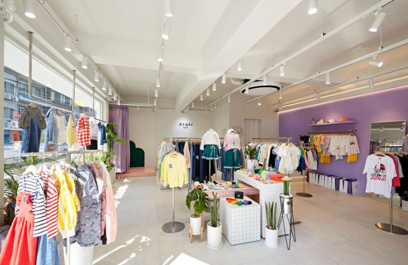 도유시 아동의류매장